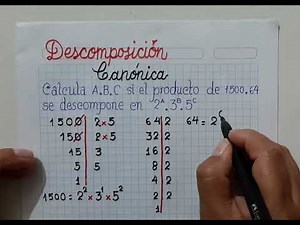 DESCOMPOSICION CANONICA. EJERCICIOS