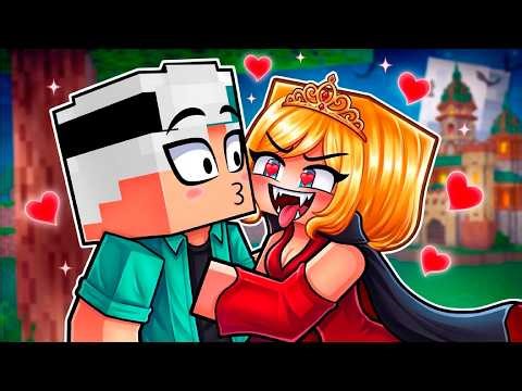 SOU O CRUSH da GAROTA VAMPIRO no Minecraft 