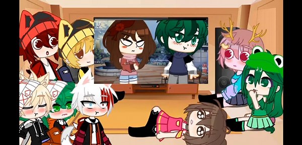 mha react to todobakudeku ship ❤️_it's my firs video gacha 😘