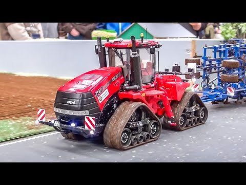 AWESOME modified RC Tractors! Farming in 1/32 scale!