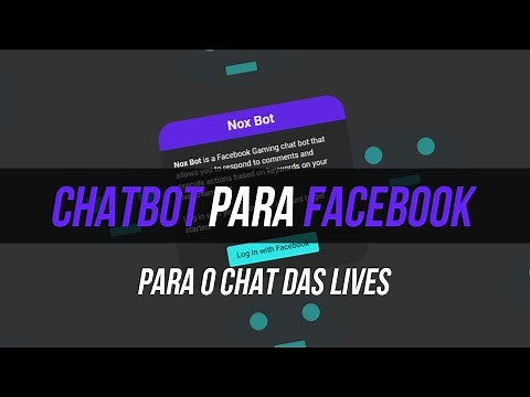 FACEBOOK LIVECHATBOT. como USAR BOT nas LIVES do FACEBOOK GAMING