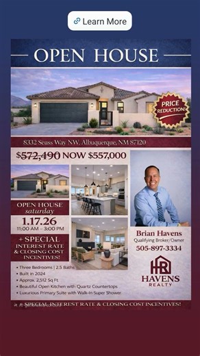 Open house new Pulte home! Reduced special interest rate and closing cost incentive! #openhouse
