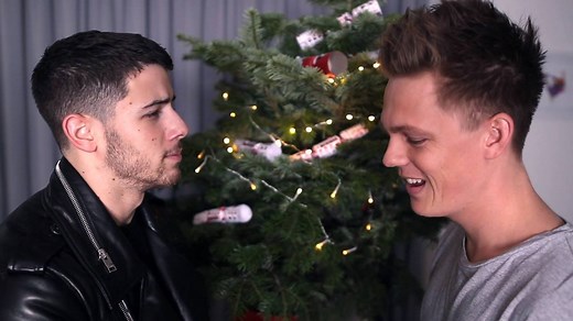 Here are some really terrible Christmas jokes with Caspar Lee. You will never beat me in a no laughing contest. http://nickjonas.co/badchristmasjokes | Nick Jonas