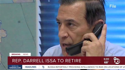 Congressman Darrell Issa announces retirement, endorses Jim Desmond for Congress