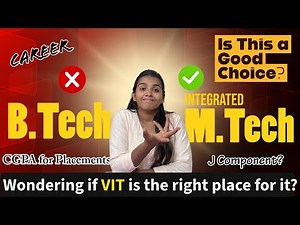BTech or Integrated MTech?😵‍💫 | Integrated M.Tech at VIT | 1 Course = 2 Degrees||