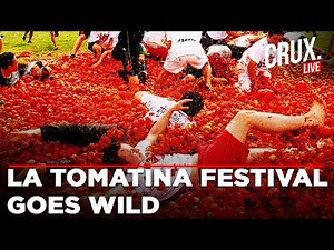 LIVE | La Tomatina Festival Returns In Spain: Thousands Join 80th Annual Tomato-Throwing Celebration