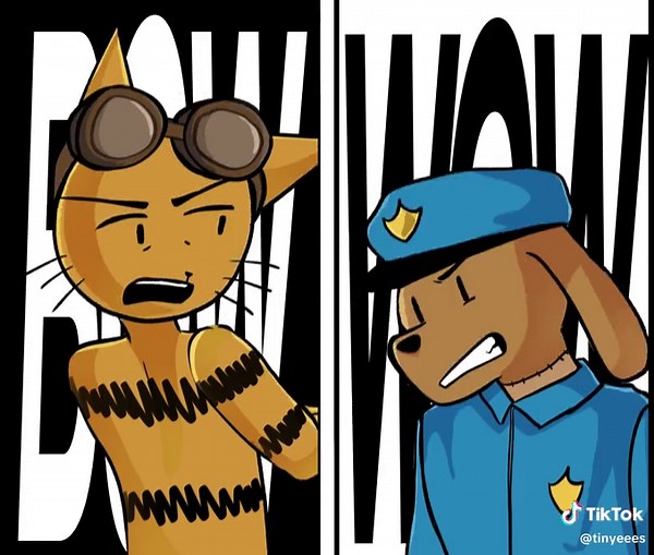 Inspirational Animation Meme: Dog Man and Nasty Dog