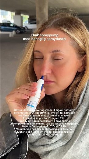 Otrivin lindrar nästäppa inom bara några minuter