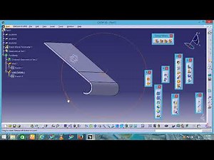 catia v5-user flange basic and relimited