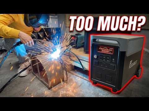 Welding With a Portable Power Station? FOSSiBOT F3600 Pro Real World Stress Test