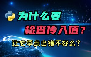 写程序为什么要检查传入值？给编程新手们一个详尽的解答