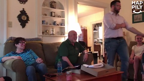 Double Pregnancy Reveal Hilarious Reaction