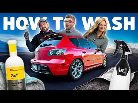 Dilute Soap & Wash a Car | Real-Time Detailing
