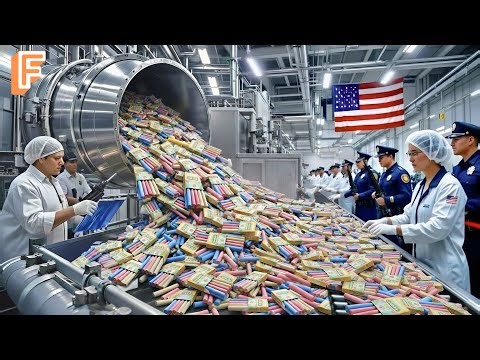 How Billions of Blackboard Chalk Are Made Inside Massive Production Factory