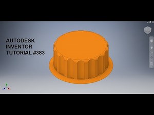 Autodesk Inventor Tutorial #383 || Cap Design in Autodesk Inventor || 3d Drawing Tutorial || 3d Cad