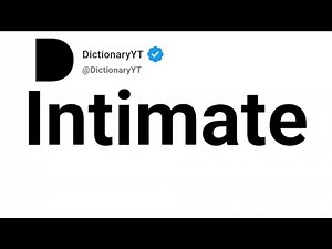 Intimate Synonyms | Thesaurus | Similar Words