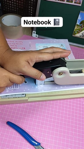Let's make notebook using heavy duty stapler ❤️🥰 #mommyjenvlogs #notebook #heavydutystapler #printingbusiness #canon | Mommy Jen Vlogs