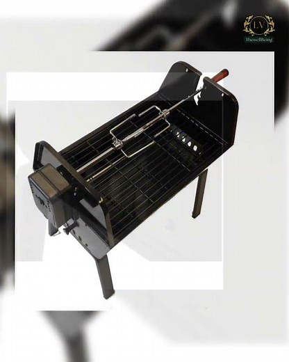 Expert grill charcoal portable rotisserie bbq grill