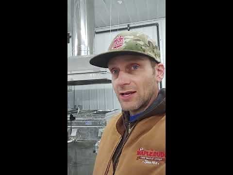 cleaning a maple syrup evaporator