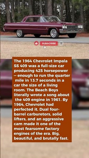This Full Size Chevy Hid the Engine That Started a Cultural Revolution
