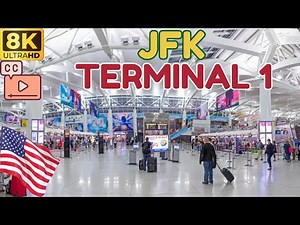 【8K】Arriving at Terminal 1 of JFK - Full Walkthrough Tour (Subtitles)