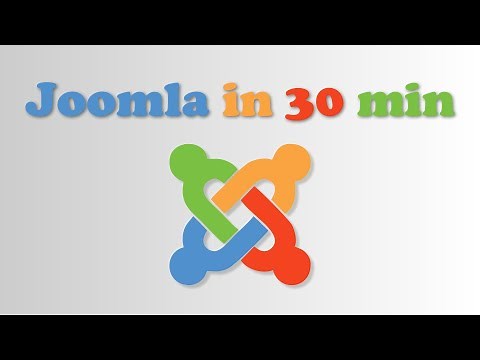 Build a New Joomla Website in less than 30min! | Joomla Installation