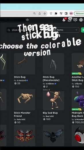 How to get a small avatar in roblox