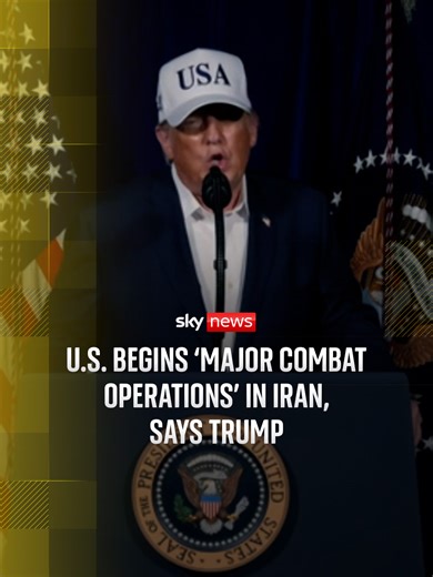 BREAKING: Donald Trump announces that the U.S. has launched