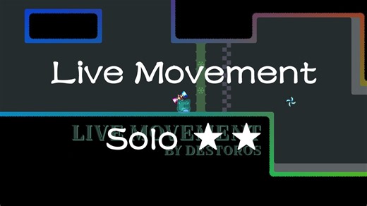 【DDNet】 LiveMovement · Solo★★ 过关展示