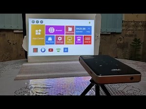 p09 mini projector/ WiFi Bluetooth Miracast Airplay 4K Home Cicema