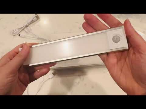 This Made Our Pantry So Much Brighter | AMETHEUS 6-Pack Under Cabinet Lighting, Motion Sensor