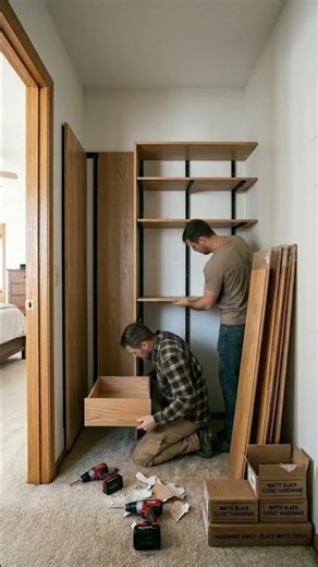 Closet installation that actually works #diy #closet #storage
