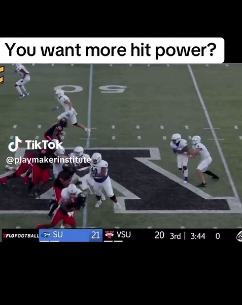 Power comes from the hips ‼️ #ravariusrivers #nfl #bighit #viral #fyp