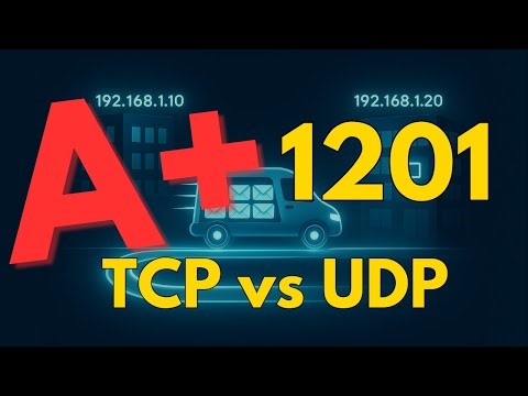 CompTIA A+ 1201: TCP vs UDP Last Minute Review (Obj. 2.1)