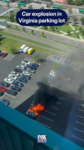 100K views · 735 reactions | CAR EXPLOSION: A vehicle fire at a parking lot in Virginia ignited a massive explosion that spread to at least three other cars. | FOX 29 | Facebook