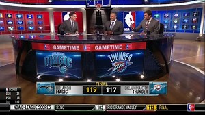 Serge Ibaka sets new career-high and hits game winner against old team, leads Orlando Magic past Oklahoma City Thunder... #GameTime reacts | NBA TV