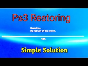 Ps3 file system storage is corrupted fix