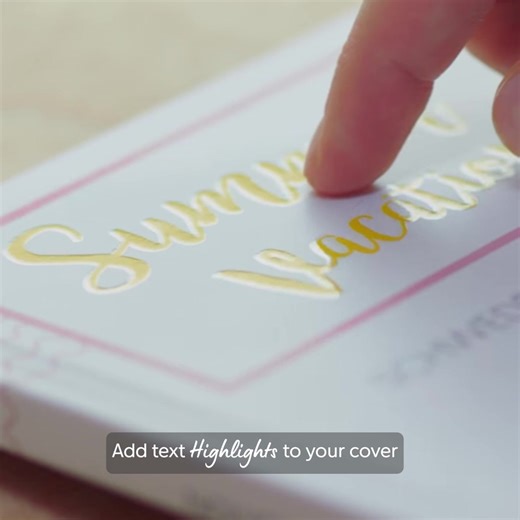 A high-quality CEWE PHOTOBOOK worthy of your greatest holiday memories! 🖊 Add text Highlights to your cover 📖 Layflat binding, some photos deserve more than one page! 🎥 Bring your memories back to life with our added video function | CEWE