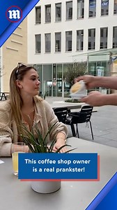 This coffee shop is full of pranks!🤣 | Daily Mail Video