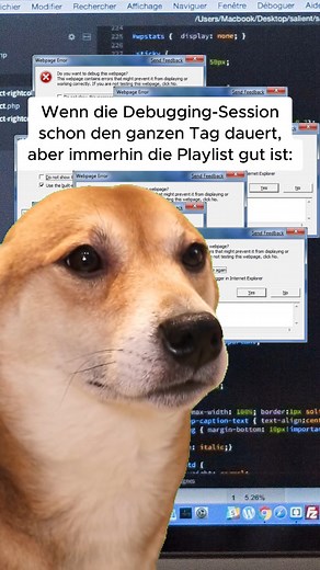 2.1K views · 17 reactions | Wie heißt Eure Playlist für Eure Debugging Sessions? #programmingmemes #informatikmemes #devhumor #informatikmeme #codingmeme #debugging | get in IT | Facebook