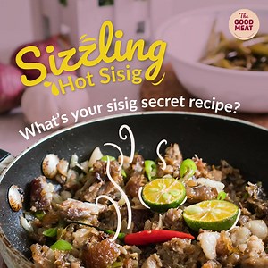 Great as a pulutan or a main dish, sisig is something you'll see on the tables of Filipinos around the world. What's great about it is that there are so many versions to try like Dinakdakan, Sisig Kapampangan, Tofu Sisig, Oyster Sisig, Beef Sisig, and the classic Pork Sisig. What's your take on this Filipino favorite? Share your amazing sisig recipe with us below! Looking for a ready-to-cook version? We've got your cravings covered! Get The Good Meat Pork Sisig today at https://thegoodmeat.ph/pr
