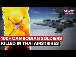 Thailand VS Cambodia: 100 Cambodian Soldiers Killed | Thai Drones Targets Tanks And Buildings