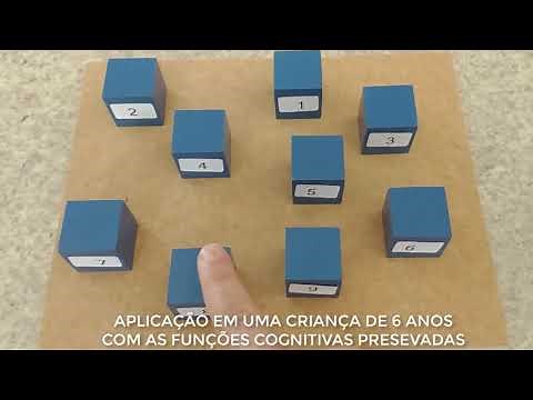 AVALIAÇÃO NEUROPSICOLÓGICA INFANTIL | CUBOS DE CORSI CRIANÇAS DE 6 A 8 ANOS | DEMONSTRAÇÃO