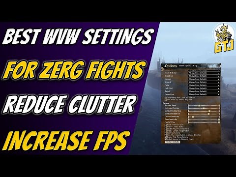 Best GW2 WvW Settings For Zerg Fights | Reduce The Visual Clutter And Increase Your FPS