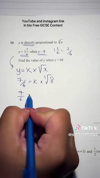 YouTube and instagram link in bio Free GCSE Content #gcse #maths #tuition #gcsetuition #quickmathstips