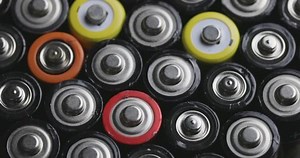 clip-1099684735-different-types-batteries-rotate-on-turntable