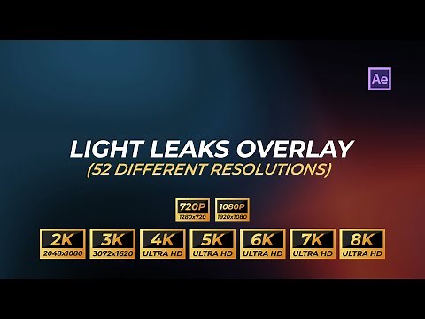 Light Leaks Overlay (2K/3K/4K/5K/6K/7K/8K)