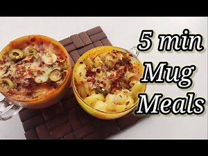 Microwave mug meals | 5 minutes Mug meals | Microwave mug recipes