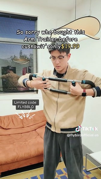 Adjustable Flybird Arm Trainer, Spring Resistance Chest Workout Equipment, Portable Design for Home Gym & Outdoor Use #strengthtraining #mensworkout #workoutequipment #fitnessequipment #homefitness #TikTokShopBlackFriday #TikTokShopCyberMonday #tiktokshopholidayhaul