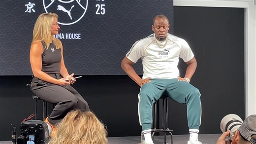 126K views · 1.9K reactions | “There’s no reason why they shouldn’t be 1-2 [in the men’s 100m in Tokyo].” Talking at a PUMA event before the World Athletics Championships, Usain Bolt believes Kishane Thompson and Oblique Seville can take home gold and silver for Jamaica  Their respective season’s bests are 9.75 and 9.83 ⚡️ Full interview  https://athleticsweekly.com/news/usain-bolt-kishane-and-oblique-could-go-1-2-in-tokyo-1040007439/ | Athletics Weekly | Facebook